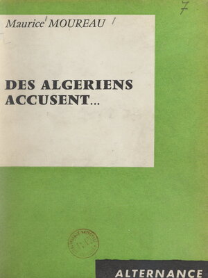 cover image of Des Algériens accusent...